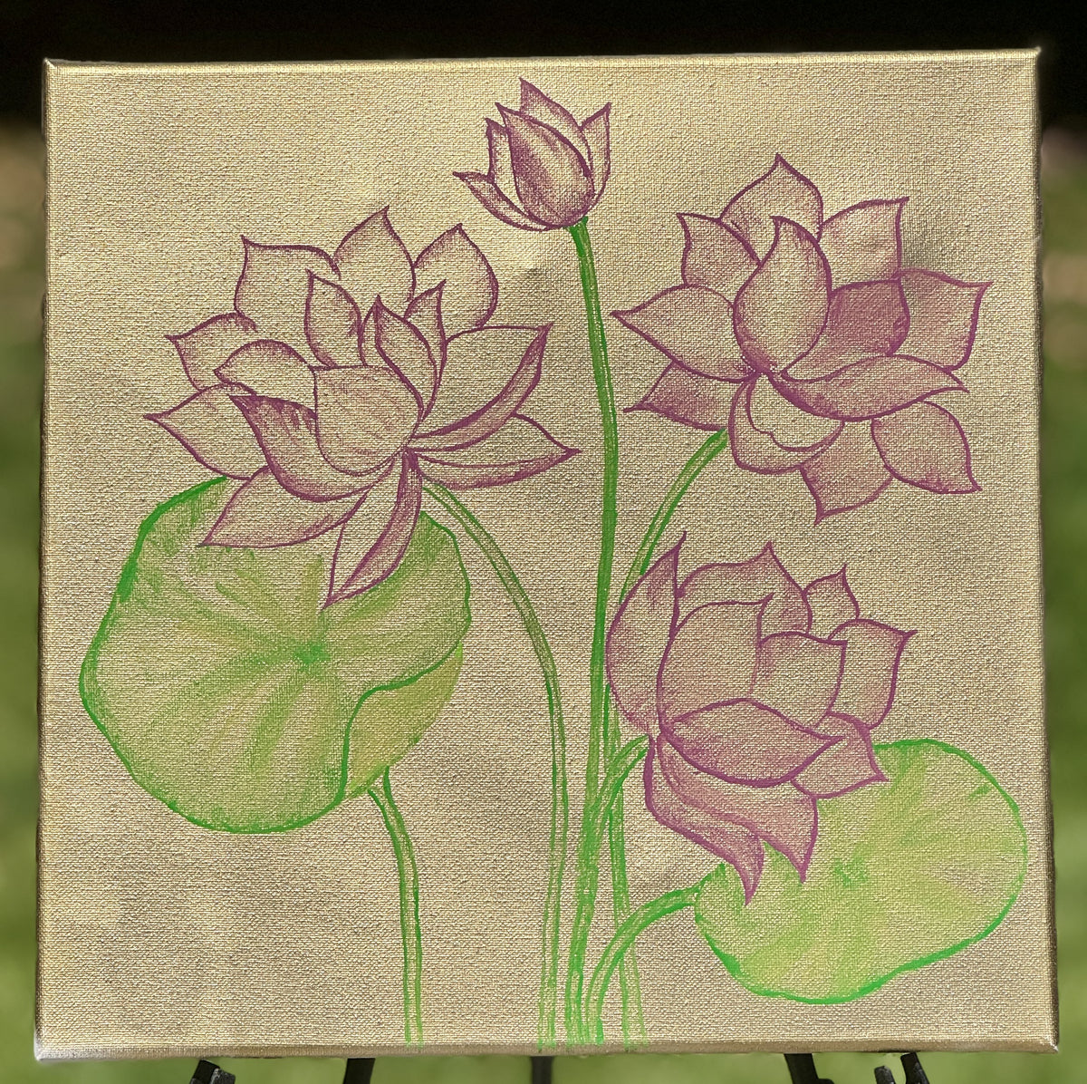 Golden Lotus Grace - Primary Image