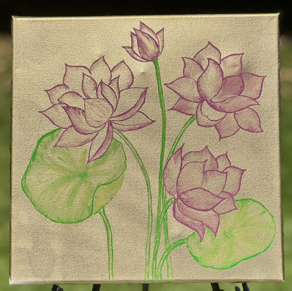 Golden Lotus Grace - Primary Image
