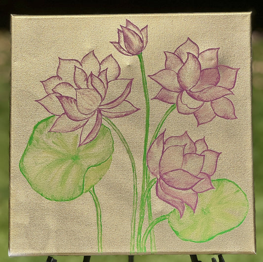 Golden Lotus Grace - Primary Image